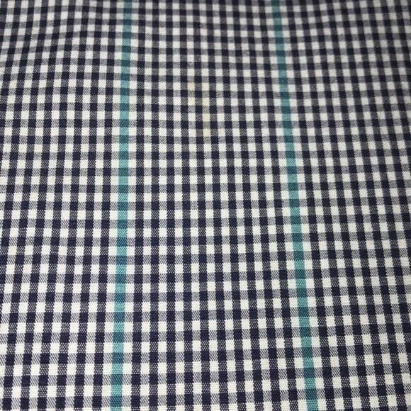 Arrow Slim Fit Men’s Long Sleeve Shirt Size 16-16.5 32/33 Black/White/Blue Check - Picture 5 of 13
